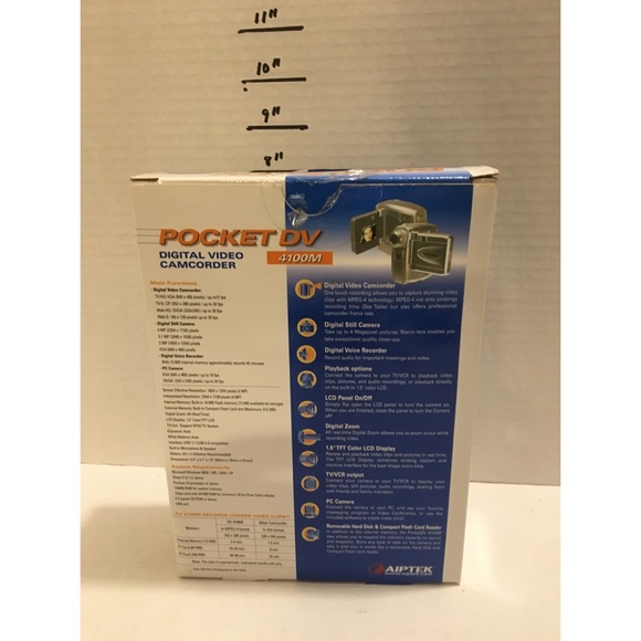 Aiptek pocket DV 4100M digital video camcorder - Picture 3 of 4